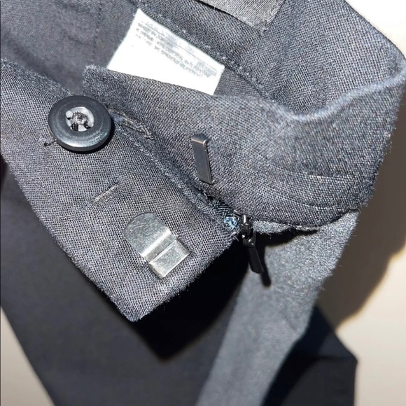 Banana republic black gray striped Devon pants - Picture 3 of 5